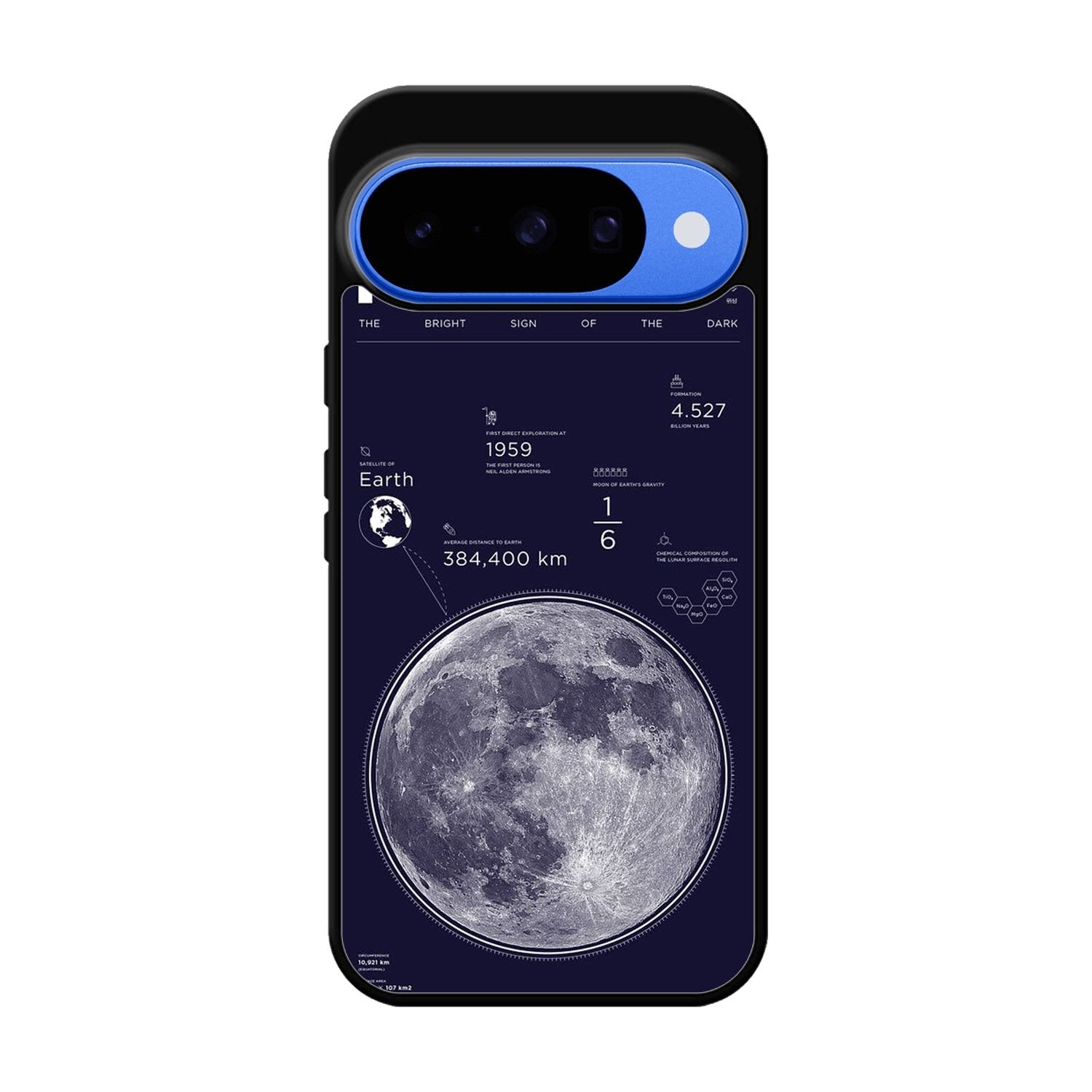 Nasa MOON The bright sign of the dark Google Pixel 10 Case OV9915