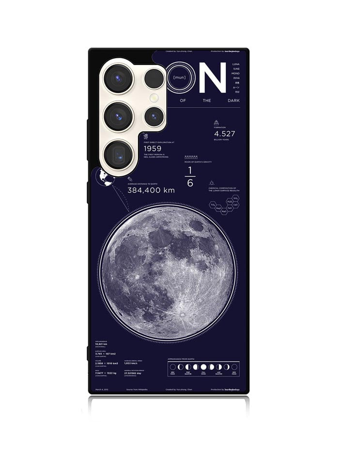 Nasa MOON The bright sign of the dark Samsung Galaxy S25 Ultra 5G Case QC9915