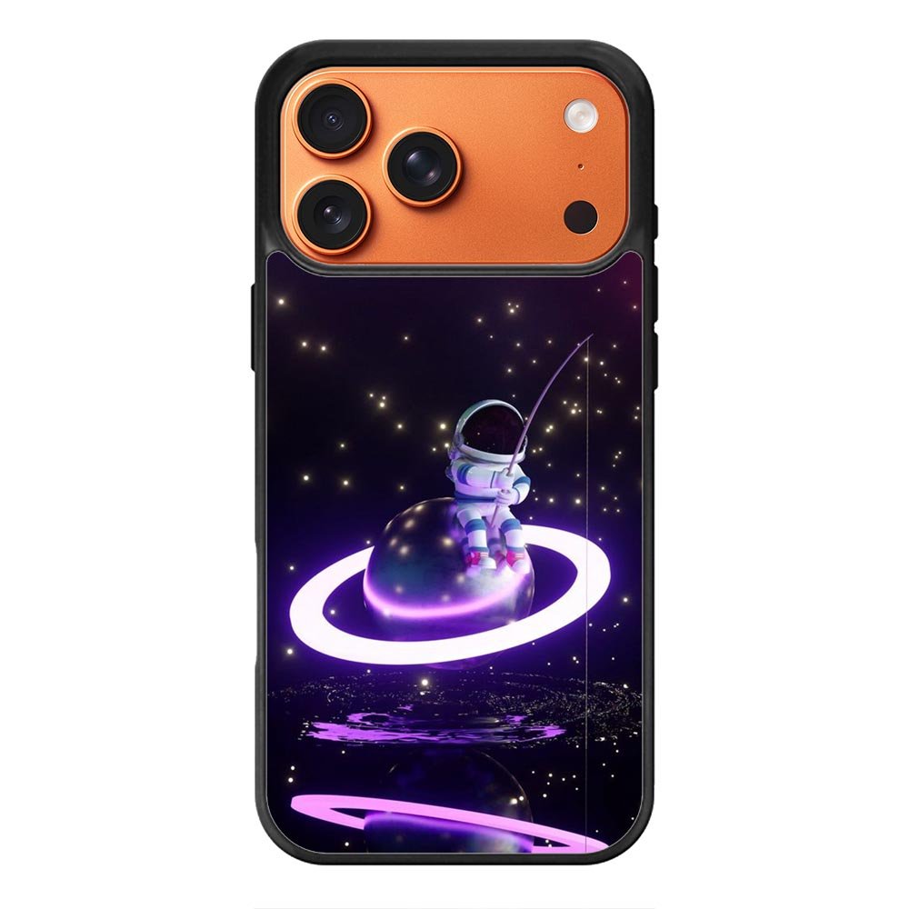 An astronaut hunts for the stars iPhone 17 Pro Max Case QC9904
