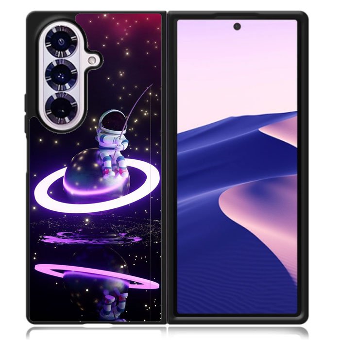 An astronaut hunts for the stars Samsung Galaxy Z Fold 7 Case OV9904
