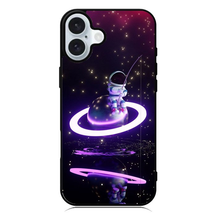 An astronaut hunts for the stars iPhone 16 Case QC9904