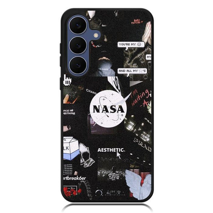Nasa Aesthetic Pattern Samsung Galaxy S25 FE Case OV9911