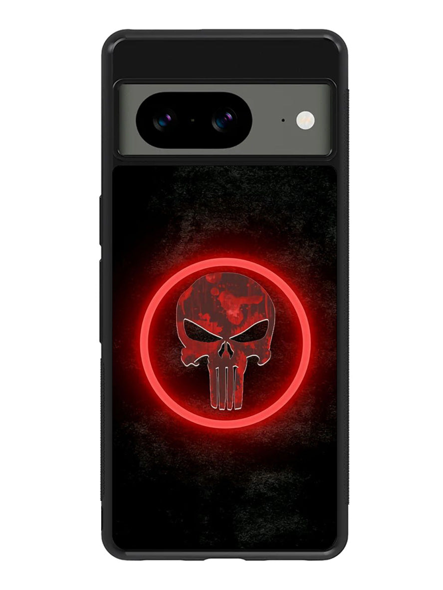 Punisher Red Glow Google Pixel 8A Case QC9919
