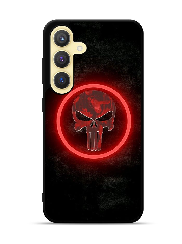 Punisher Red Glow Samsung Galaxy S25 Plus 5G , Samsung Galaxy S25+ 5G Case OV9919