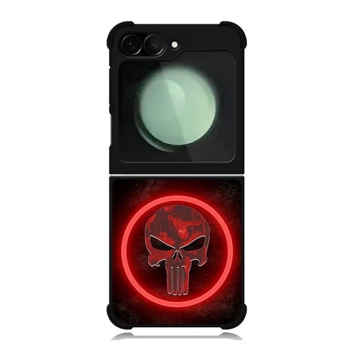 Punisher Red Glow Samsung Galaxy Z Flip 6 5G 2024 Case OV9919
