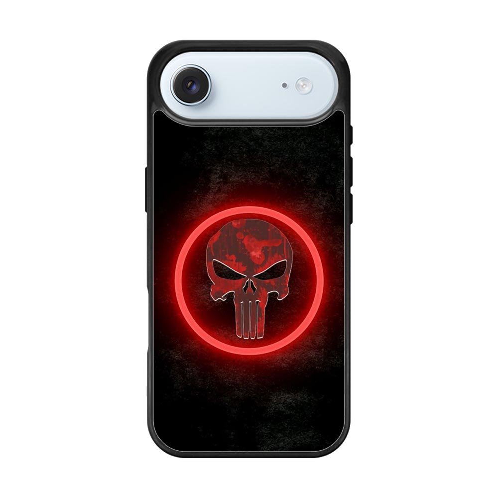 Punisher Red Glow iPhone Air Case QC9919