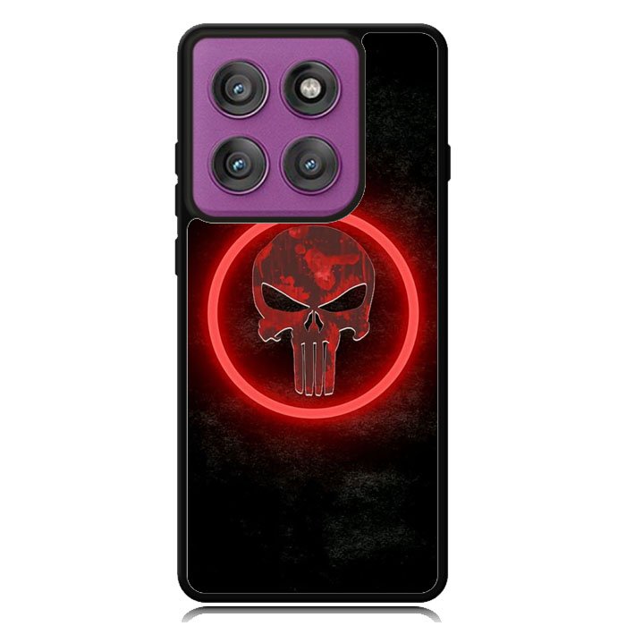 Punisher Red Glow Motorola Moto Edge 2025 | Moto Edge 60 Fusion | Moto Edge 60 Pro Case OV9919