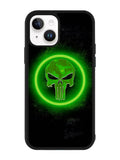 Punisher Green Glow iPhone 14 Case QC9918