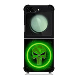 Punisher Green Glow Samsung Galaxy Z Flip 6 5G 2024 Case OV9918