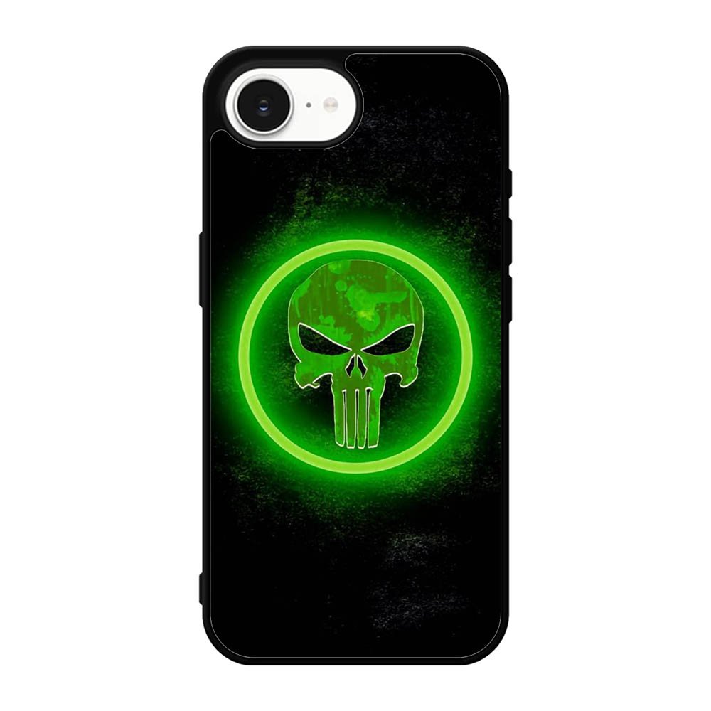 Punisher Green Glow iPhone 17e Case OV9918