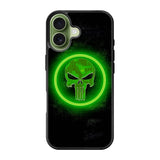 Punisher Green Glow iPhone 17 Case QC9918