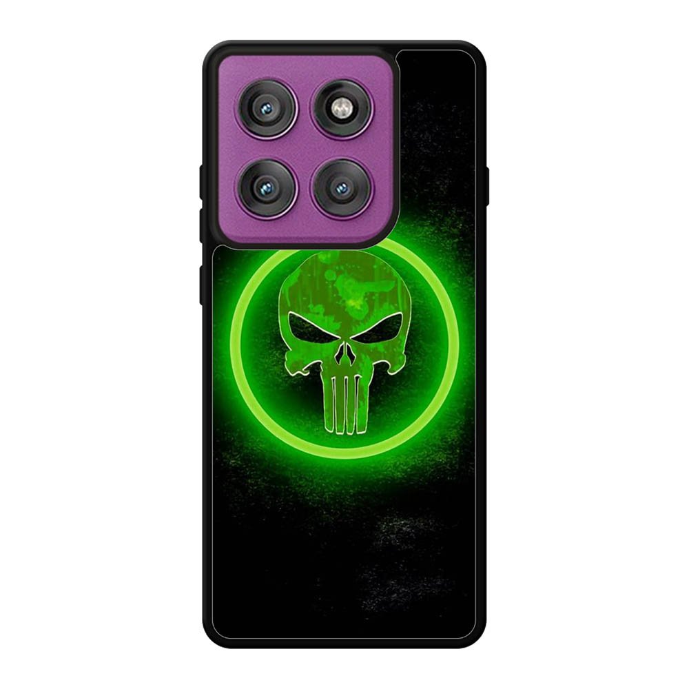 Punisher Green Glow Motorola Moto Edge 60 Pro Case QC9918