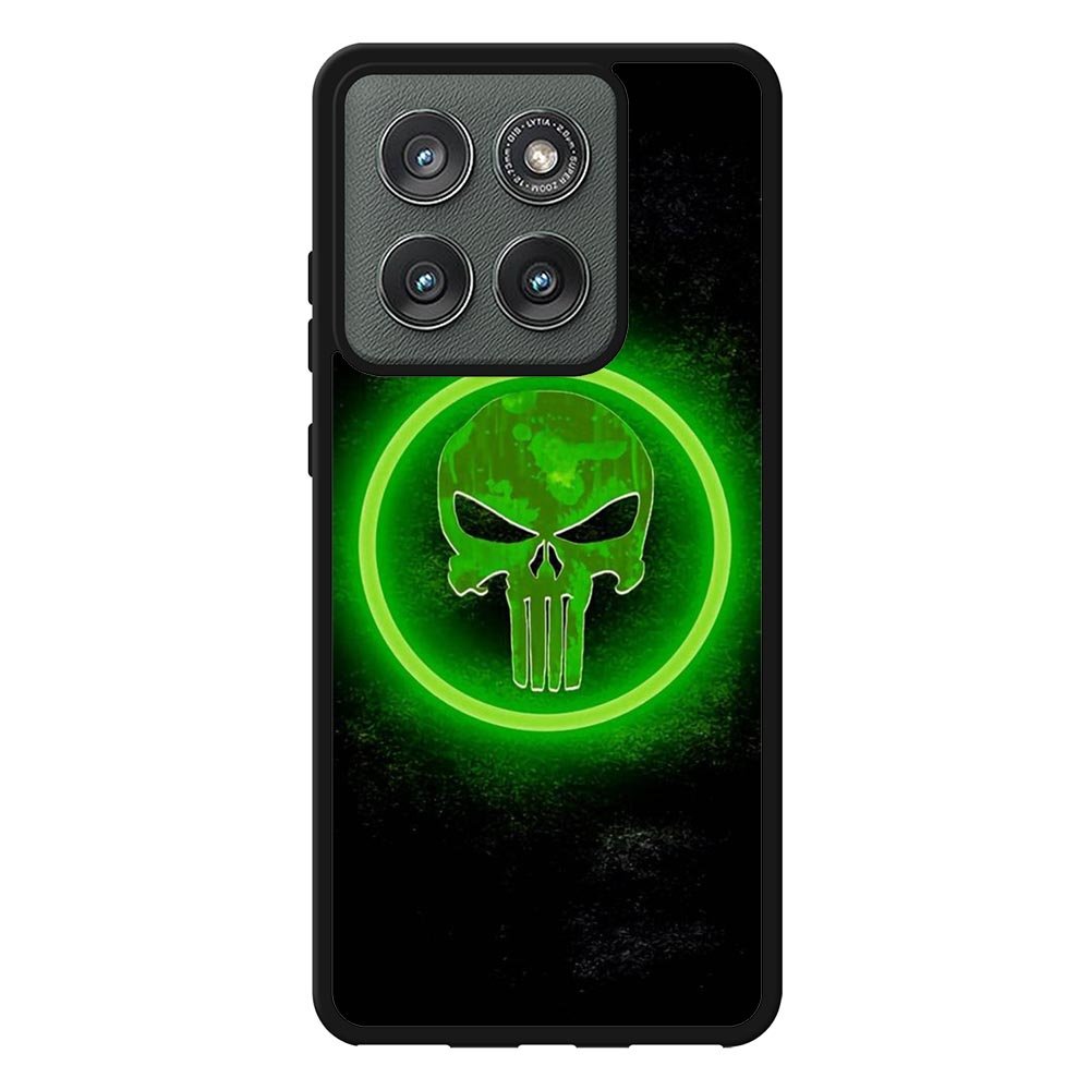 Punisher Green Glow Motorola Moto Edge 2025 Case QC9918