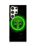 Punisher Green Glow Samsung Galaxy S25 Ultra 5G Case QC9918