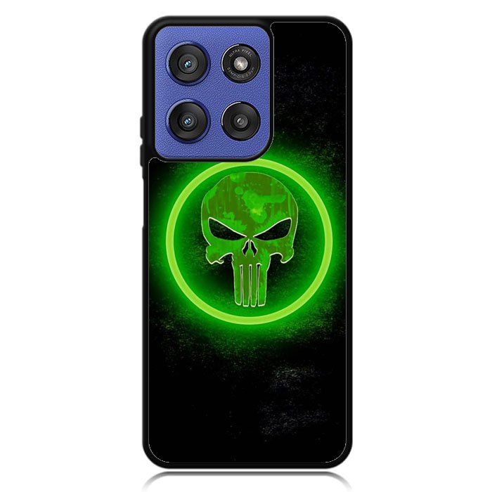 Punisher Green Glow Motorola Moto G Stylus 5G 2025 Case OV9918