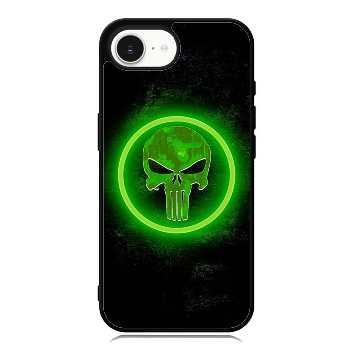 Punisher Green Glow iPhone 16e Case OV9918