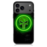 Punisher Green Glow iPhone 17 Pro Case RC9918