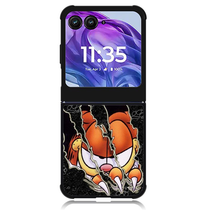 Garfield Garras Motorola Moto Razr Plus 2024 , Moto Razr+ 2024 Case