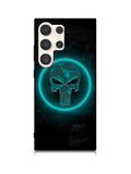 Punisher Blue Glow Samsung Galaxy S25 Ultra 5G Case QC9917