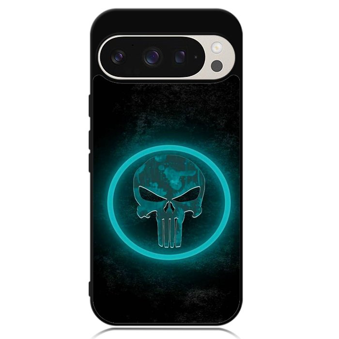 Punisher Blue Glow Google Pixel 9 Pro XL Case OV9917