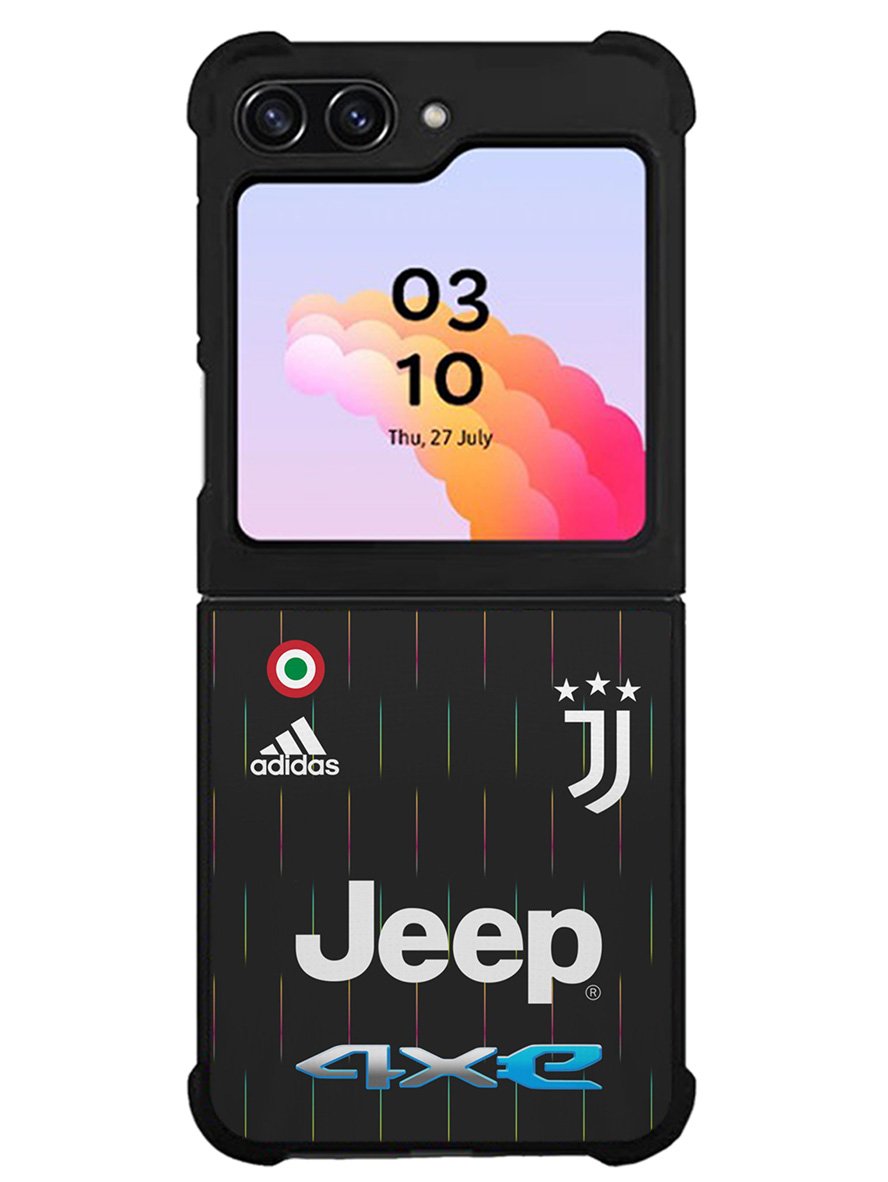 Juventus 2021-2022 Away Jersey Samsung Galaxy Z Flip 5 5G 2023 Case OV8855