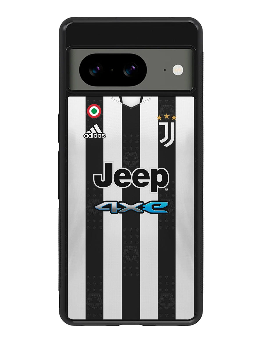 Juventus 2021-2022 Home Jersey Google Pixel 8 Case QC8785