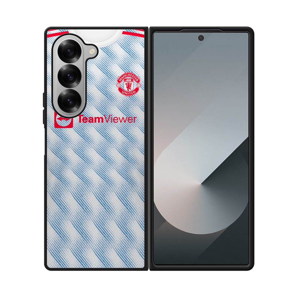 Manchester United 2021-2022 Away Jersey Samsung Galaxy Z Fold 7 5G Case QC8787