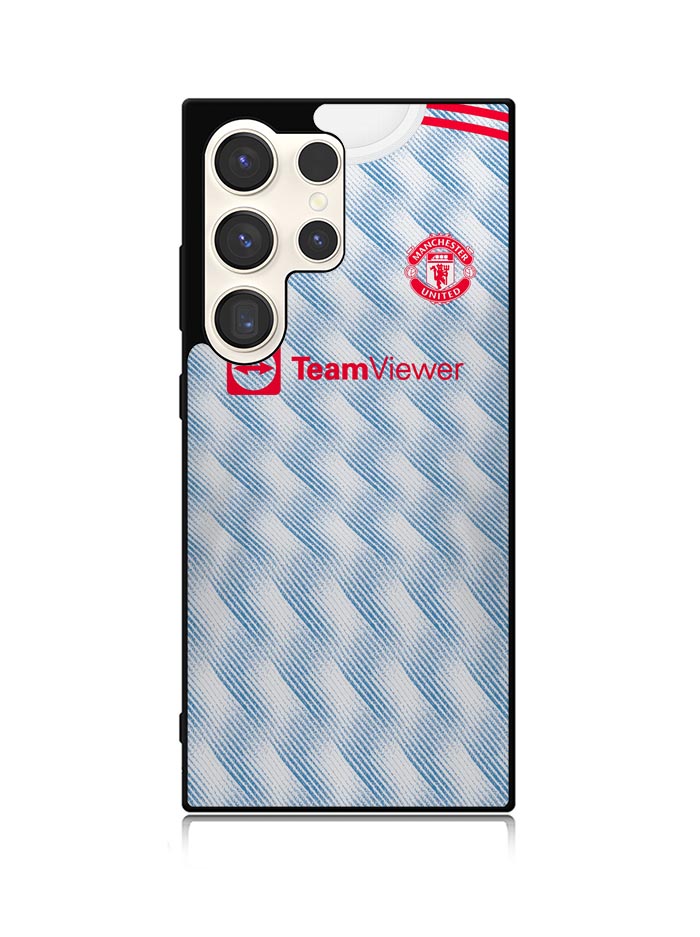 Manchester United 2021-2022 Away Jersey Samsung Galaxy S25 Ultra 5G Case QC8787