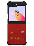 AS Roma 2021-2022 Home Jersey Samsung Galaxy Z Flip 5 5G 2023 Case OV8790
