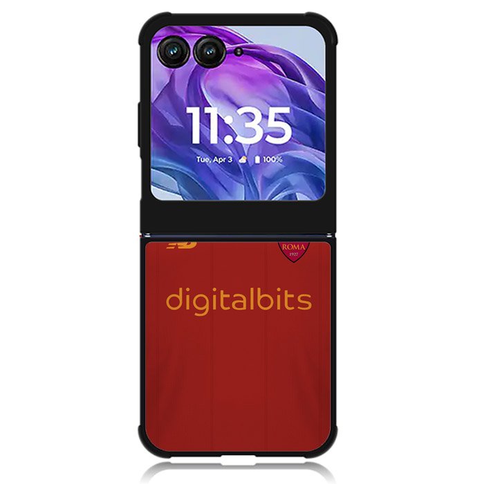 AS Roma 2021-2022 Home Jersey Motorola Moto Razr Plus 2024 , Moto Razr+ 2024 Case OV8790