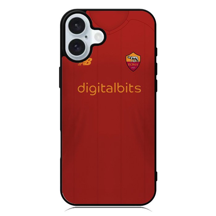 AS Roma 2021-2022 Home Jersey iPhone 16 Case QC8790