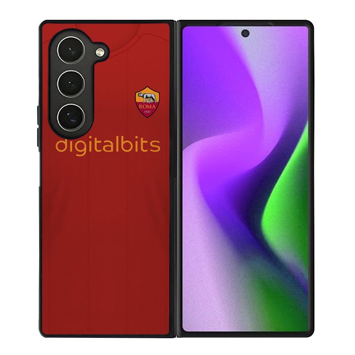 AS Roma 2021-2022 Home Jersey Samsung Galaxy Z Fold 6 5G 2024 Case OV8790