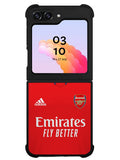 Arsenal 2021-2022 Home Jersey Samsung Galaxy Z Flip 5 5G 2023 Case OV8789