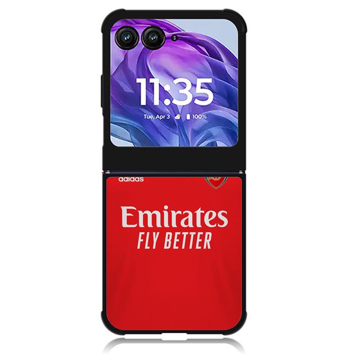 Arsenal 2021-2022 Home Jersey Motorola Moto Razr Plus 2024 , Moto Razr+ 2024 Case OV8789