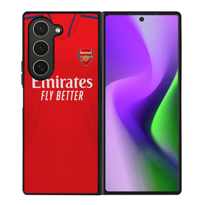 Arsenal 2021-2022 Home Jersey Samsung Galaxy Z Fold 6 5G 2024 Case OV8789