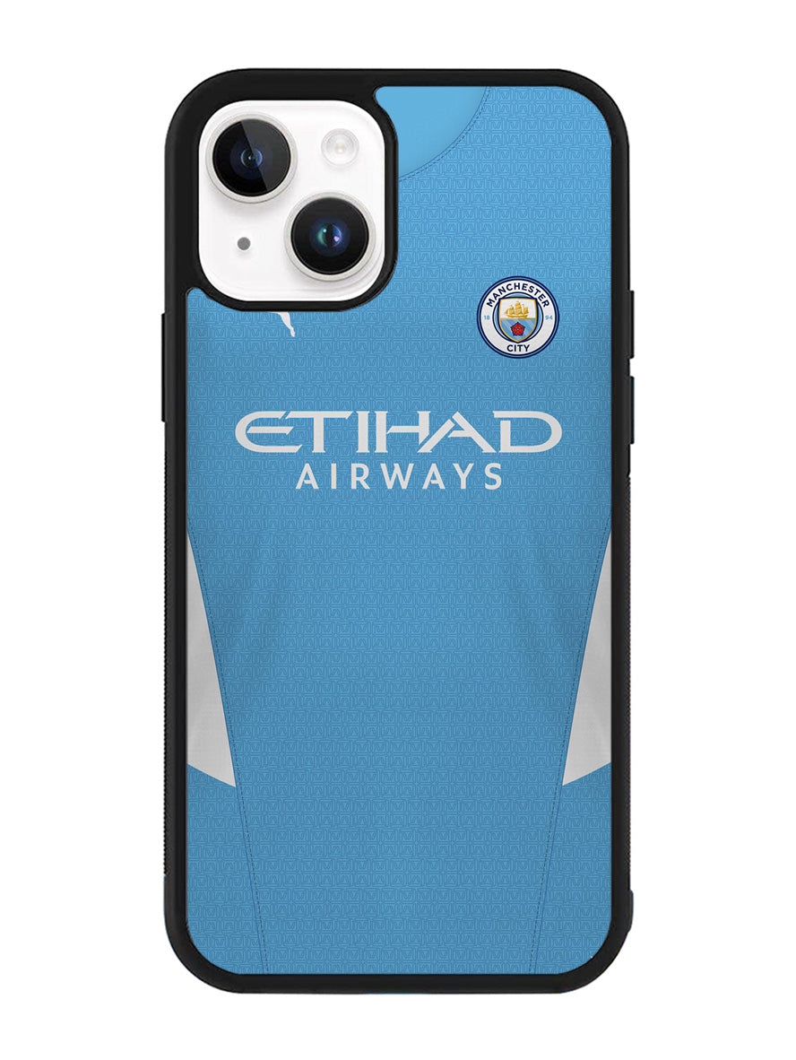 Manchester City 2021-2022 Home Jersey iPhone 14 Case QC8800