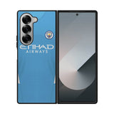 Manchester City 2021-2022 Home Jersey Samsung Galaxy Z Fold 7 5G Case OV8800
