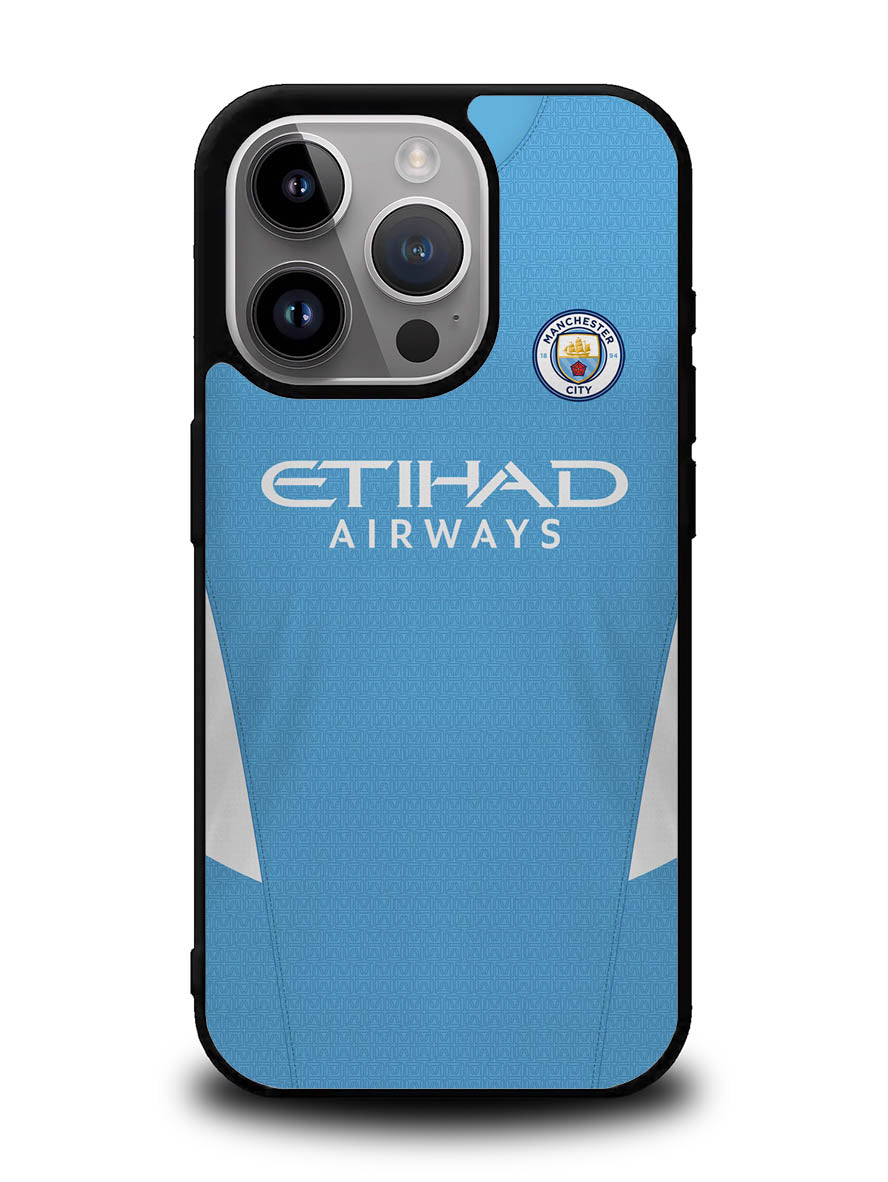 Manchester City 2021-2022 Home Jersey iPhone 16 Pro Case OV8800