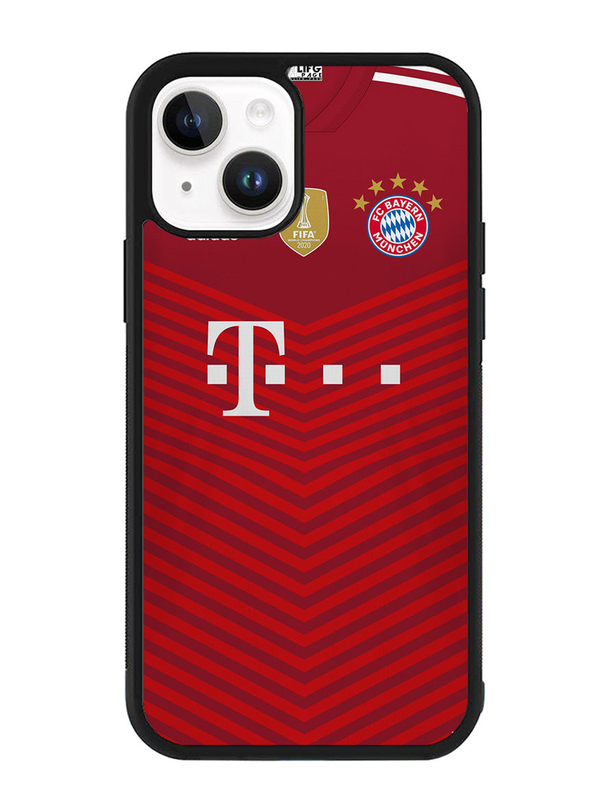 FC Bayern Munchen 2021-2022 Home Jersey iPhone 14 Plus Case QC8797