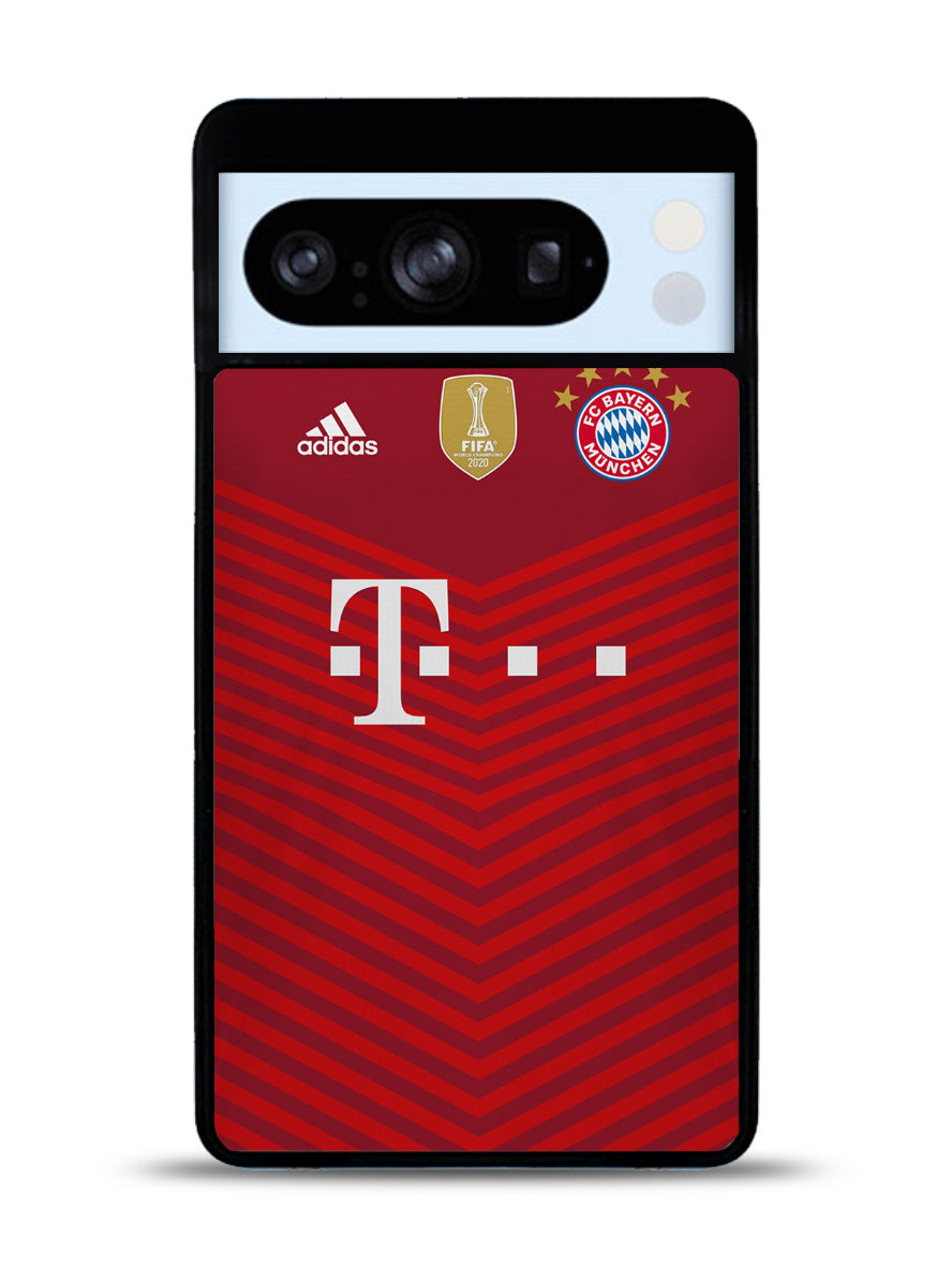 FC Bayern Munchen 2021-2022 Home Jersey Google Pixel 8 Pro Case QC8797