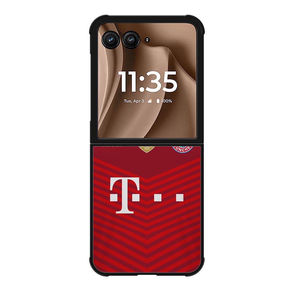 FC Bayern Munchen 2021-2022 Home Jersey Motorola Moto RAZR Plus 2025 Case OV8797