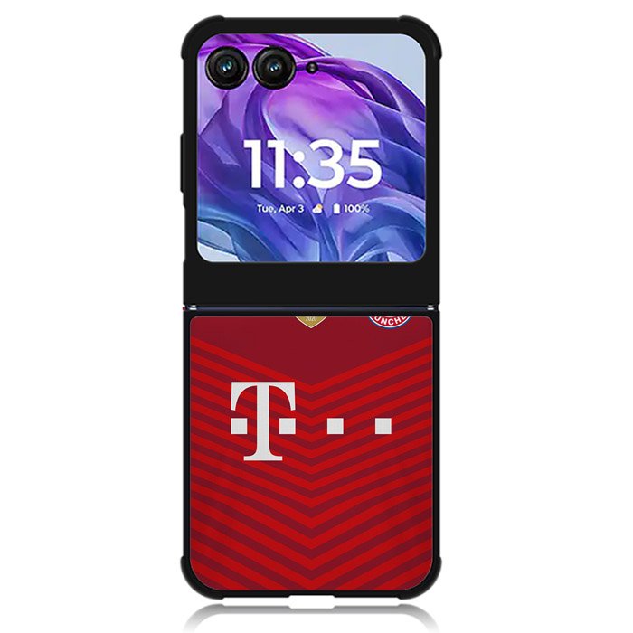 FC Bayern Munchen 2021-2022 Home Jersey Motorola Moto Razr Plus 2024 , Moto Razr+ 2024 Case OV8797