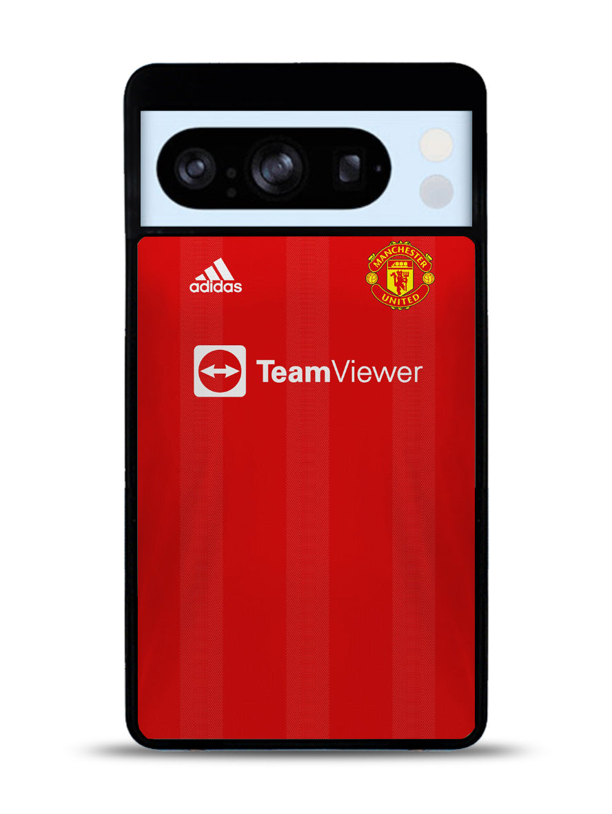 Manchester United 2021-2022 Home Jersey Google Pixel 8 Pro Case QC8801