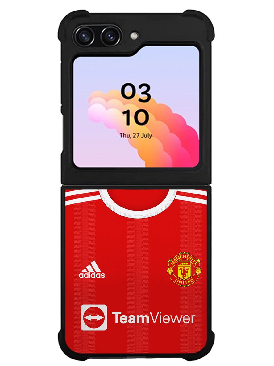 Manchester United 2021-2022 Home Jersey Samsung Galaxy Z Flip 5 5G 2023 Case OV8801