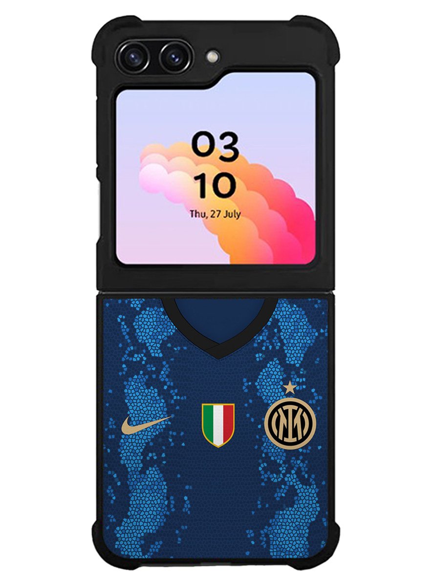 Inter Milan 2021-2022 Home Jersey Samsung Galaxy Z Flip 5 5G 2023 Case OV8798