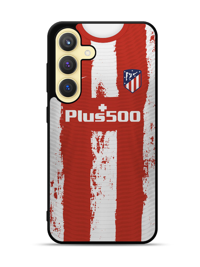 Atletico Madrid 2021-2022 Home Jersey Samsung Galaxy S25 Plus 5G , Samsung Galaxy S25+ 5G Case OV8791