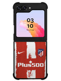 Atletico Madrid 2021-2022 Home Jersey Samsung Galaxy Z Flip 5 5G 2023 Case OV8791