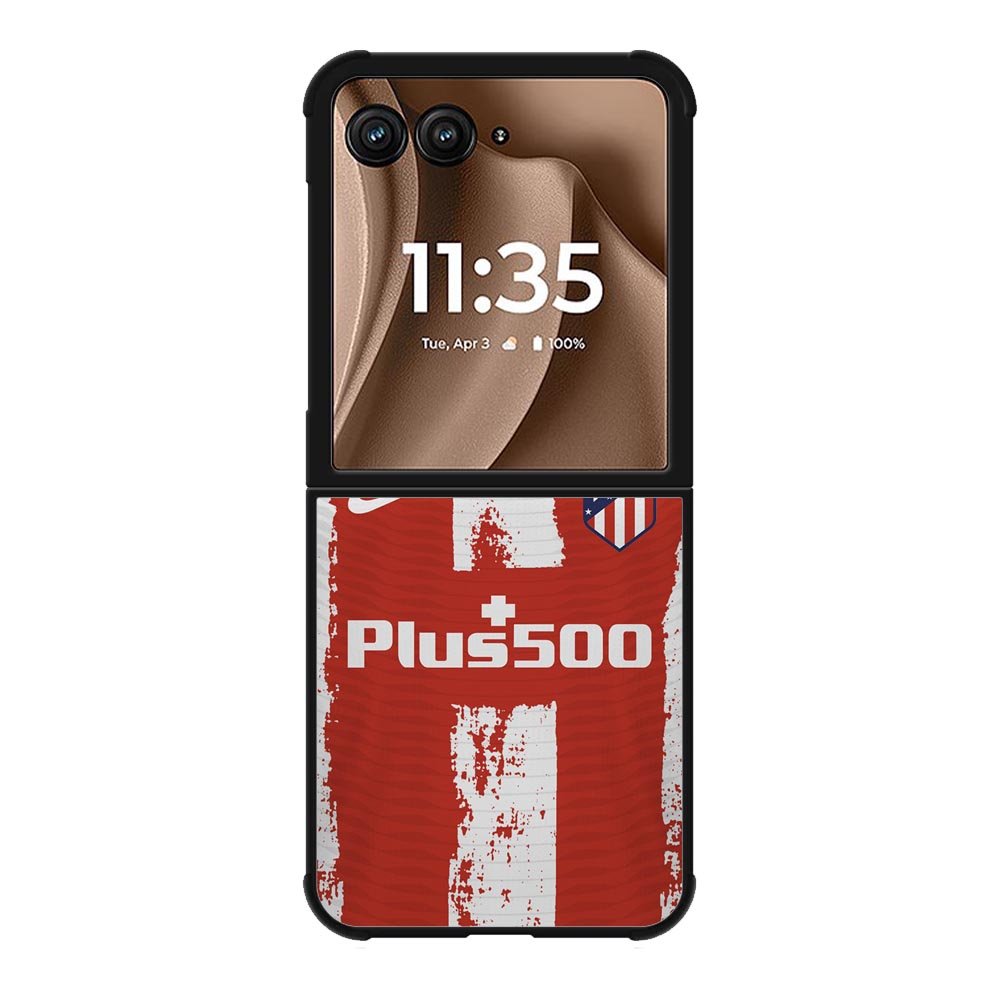 Atletico Madrid 2021-2022 Home Jersey Motorola Moto RAZR Plus 2025 Case OV8791
