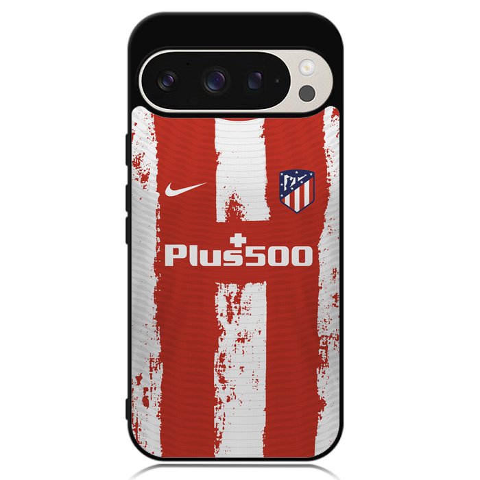 Atletico Madrid 2021-2022 Home Jersey Google Pixel 9 Pro XL Case OV8791