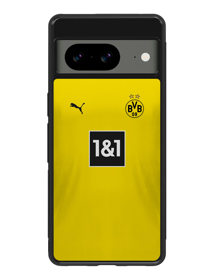 Borussia Dortmund 2021-2022 Home Jersey Google Pixel 8A Case QC8794